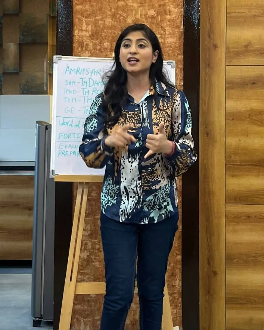 A member giving a prepared speech