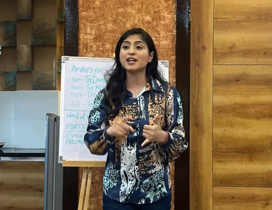 A member giving a speech